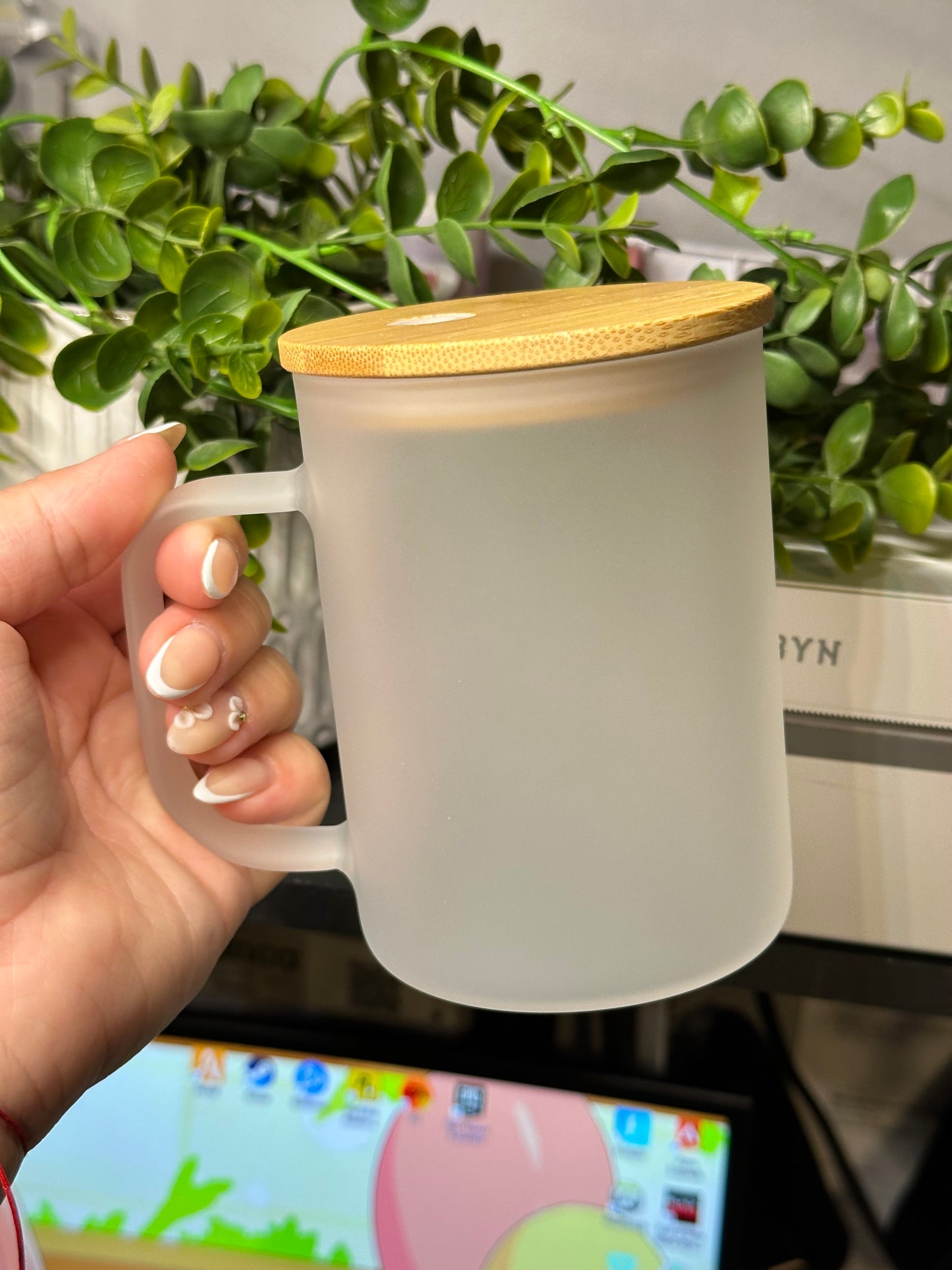 Frosted Glass Mug