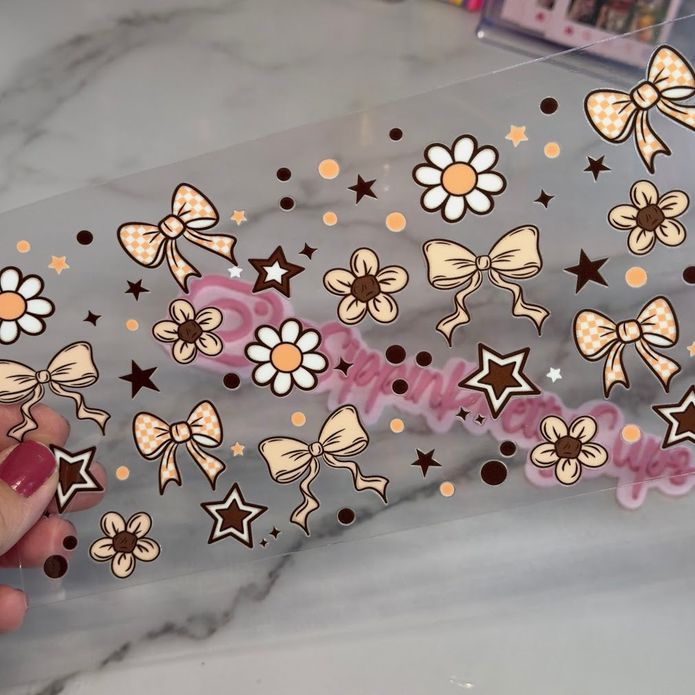 Bows / Beige Esthetic Bows and Flowers