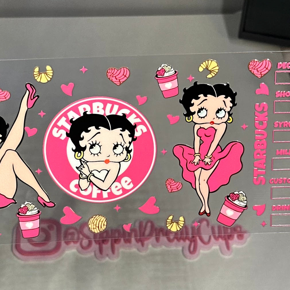 Betty Boop / Betty Starbucks Pink