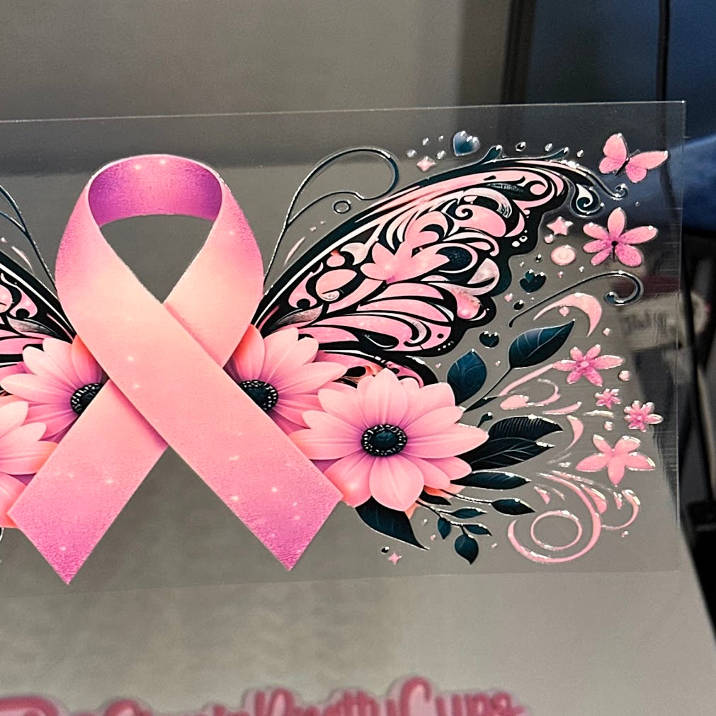Breast Cancer/ Butterfly Ribbon