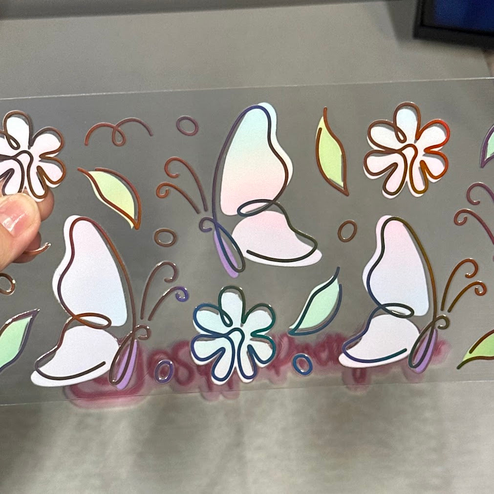 Butterflies / Purple and blue butterflies