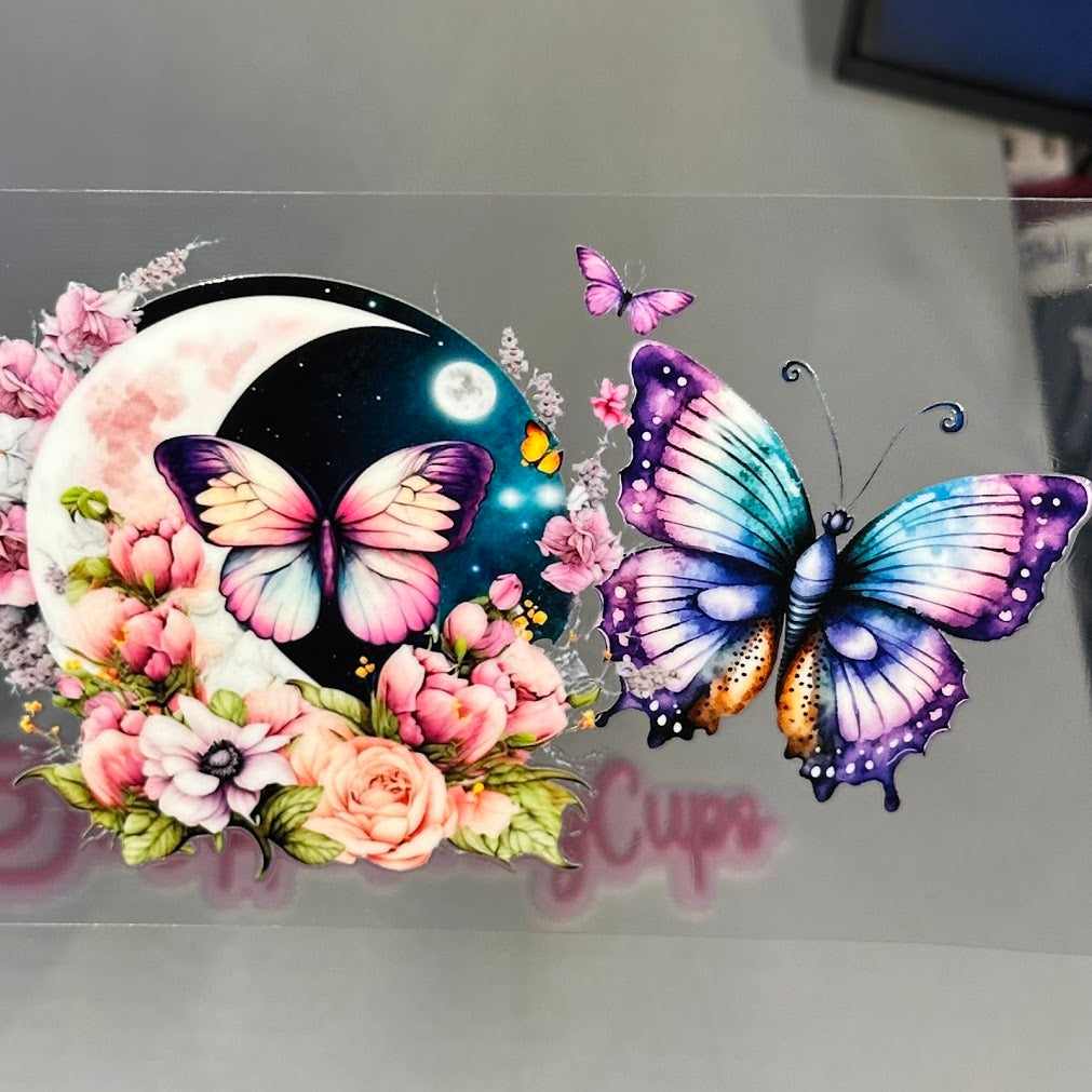 Butterfly / Butterflies and Moon