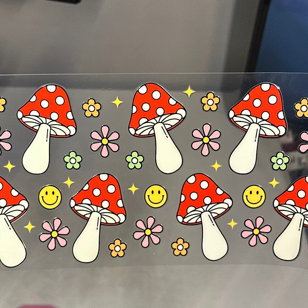 Boho / Red Mushrooms