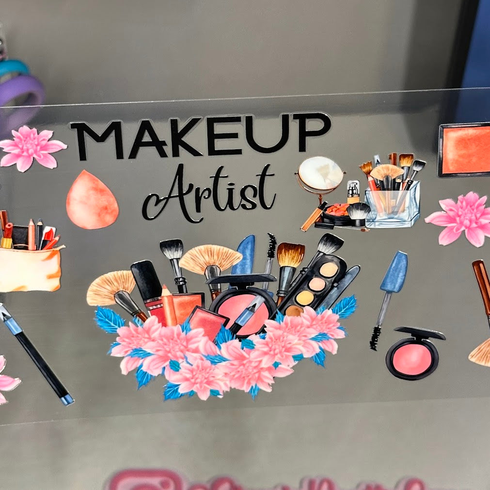 Profession / Makeup Artist pink flowers