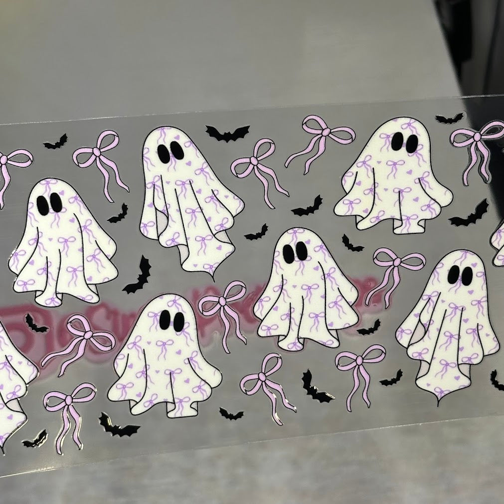 Halloween / Ghost Purple Bows