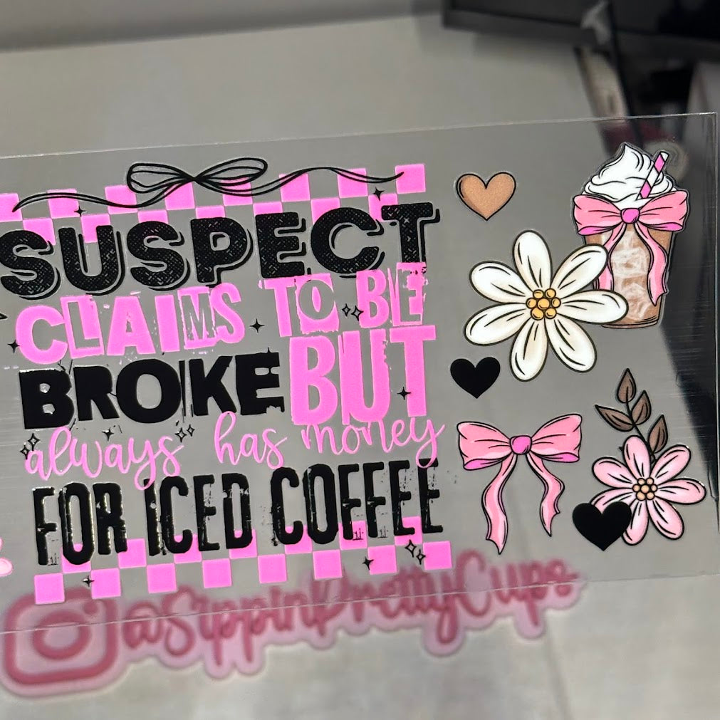 Funny / Suspect broke Iced Coffee