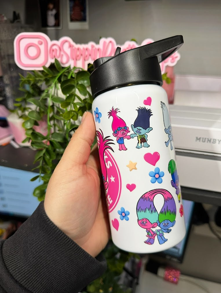 15oz Stainless Steel waterbottle Trolls