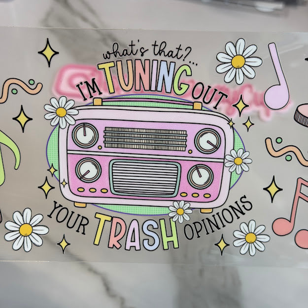 Funny / Tunning out trash opinions