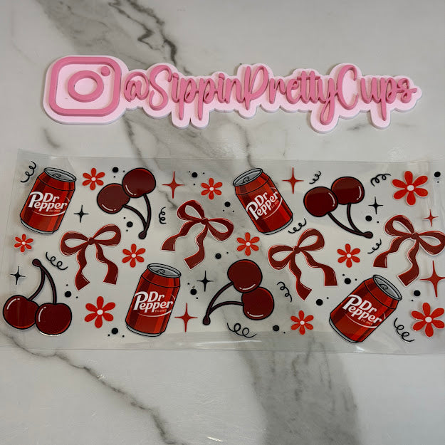 Drinks / Can and Bottle Dr.Pepper and Bows