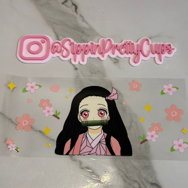 Anime / Nezuko and Flowers