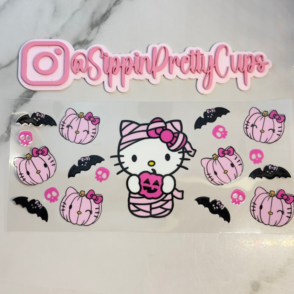 Halloween / HK Pink Mummy bats Pink