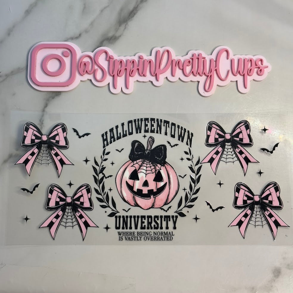 Halloween / Halloween Town University Pink