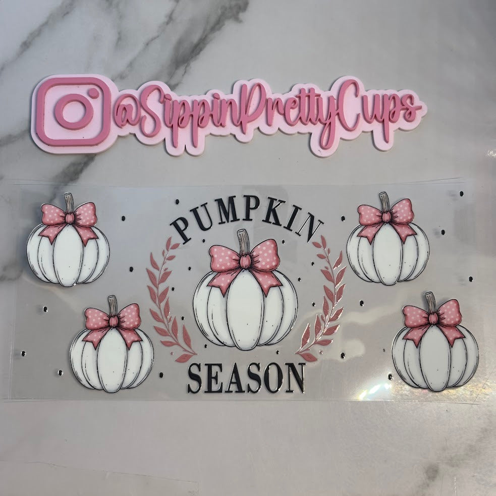 Halloween / Pumpkin Season Pink