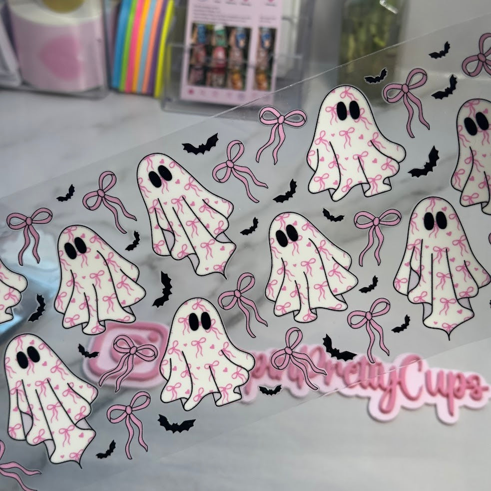 Halloween / Pink Bows Ghosts
