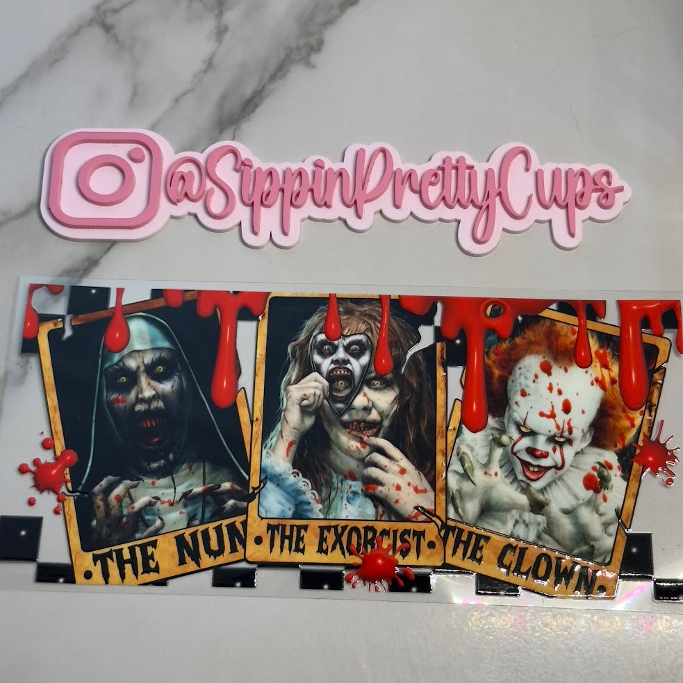 Halloween / Nun , Exorcist, and Pennywise
