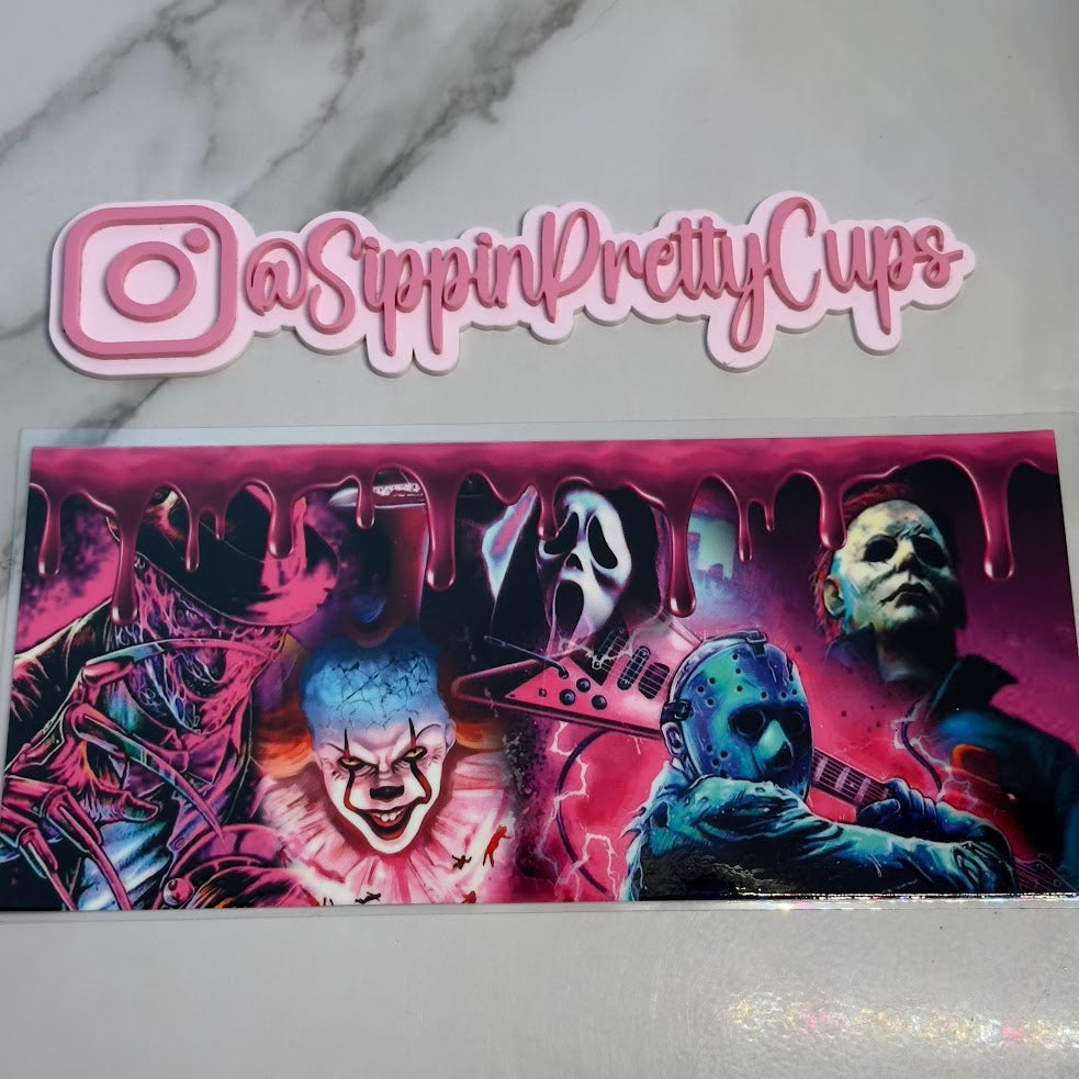 Halloween / Hot Pink Drip 4 Characters
