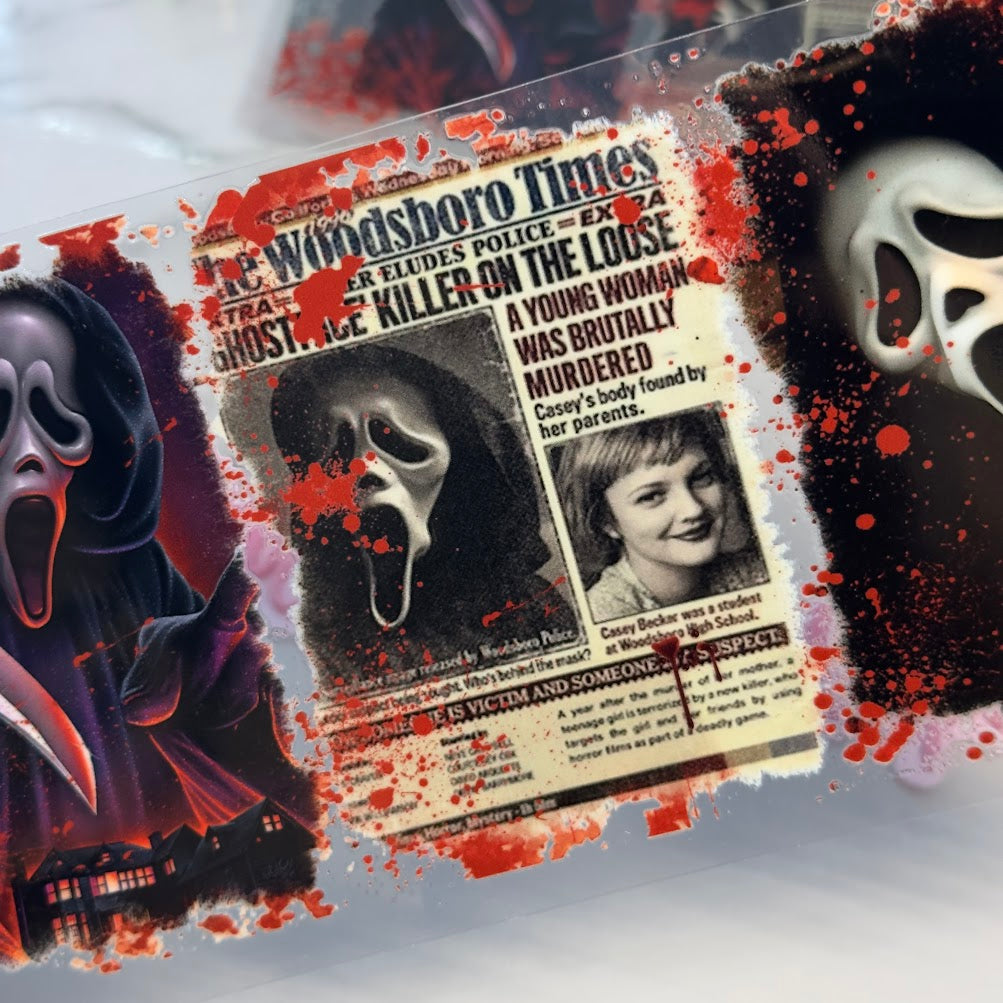 Halloween / Ghost Face Newspaper