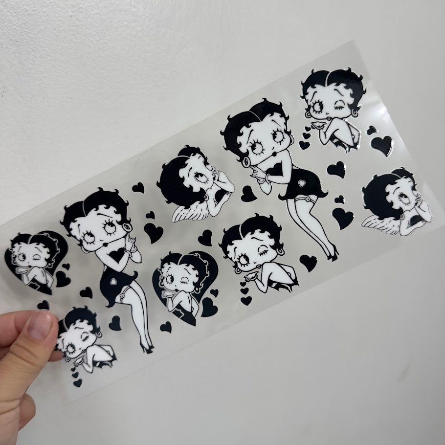Black and White Betty Boop