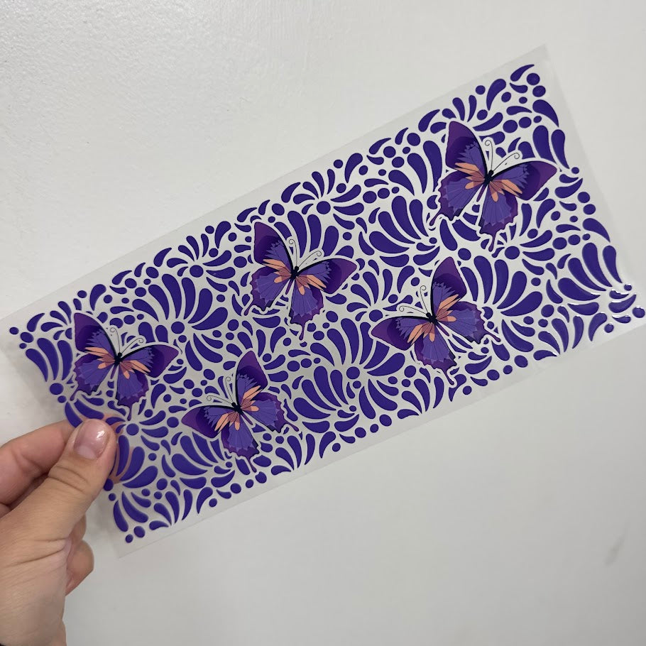 Purple Talavera Butterfly