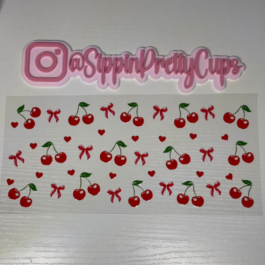 Fruit / Cherries and Bows