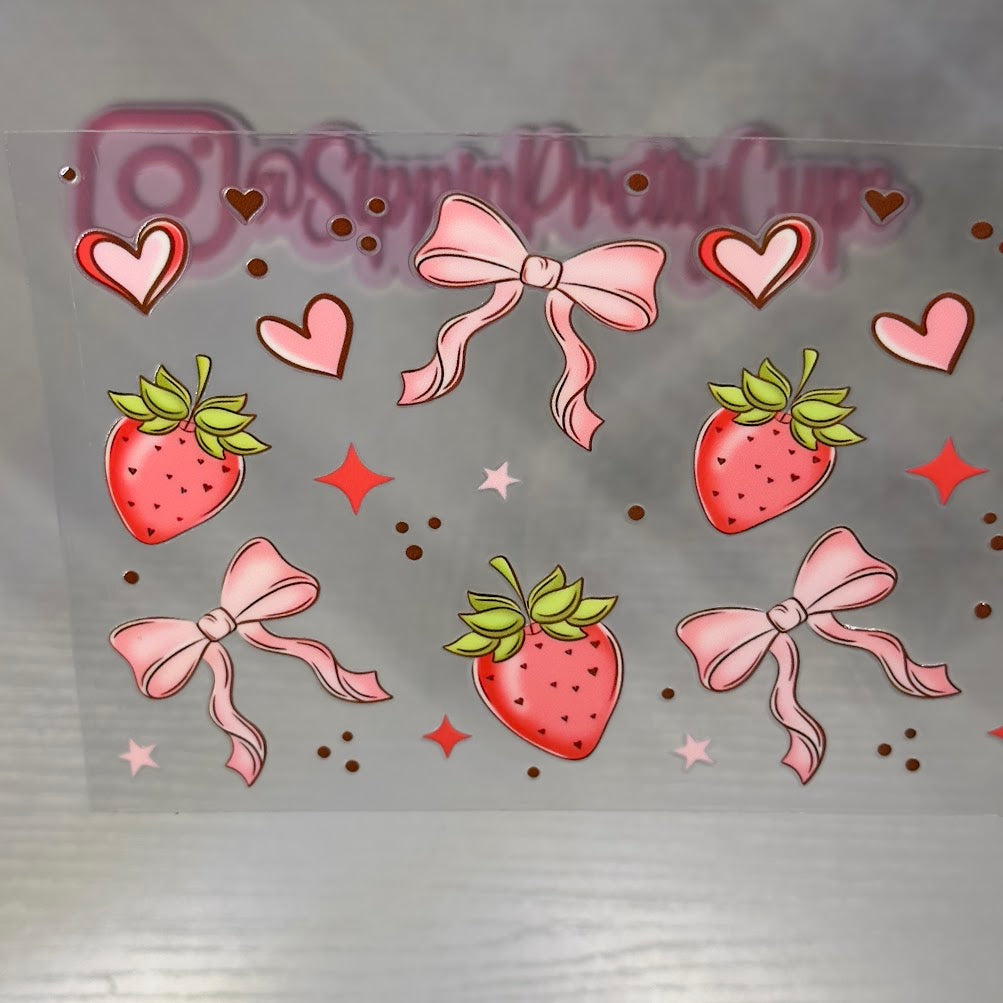 Strawberries and Bows