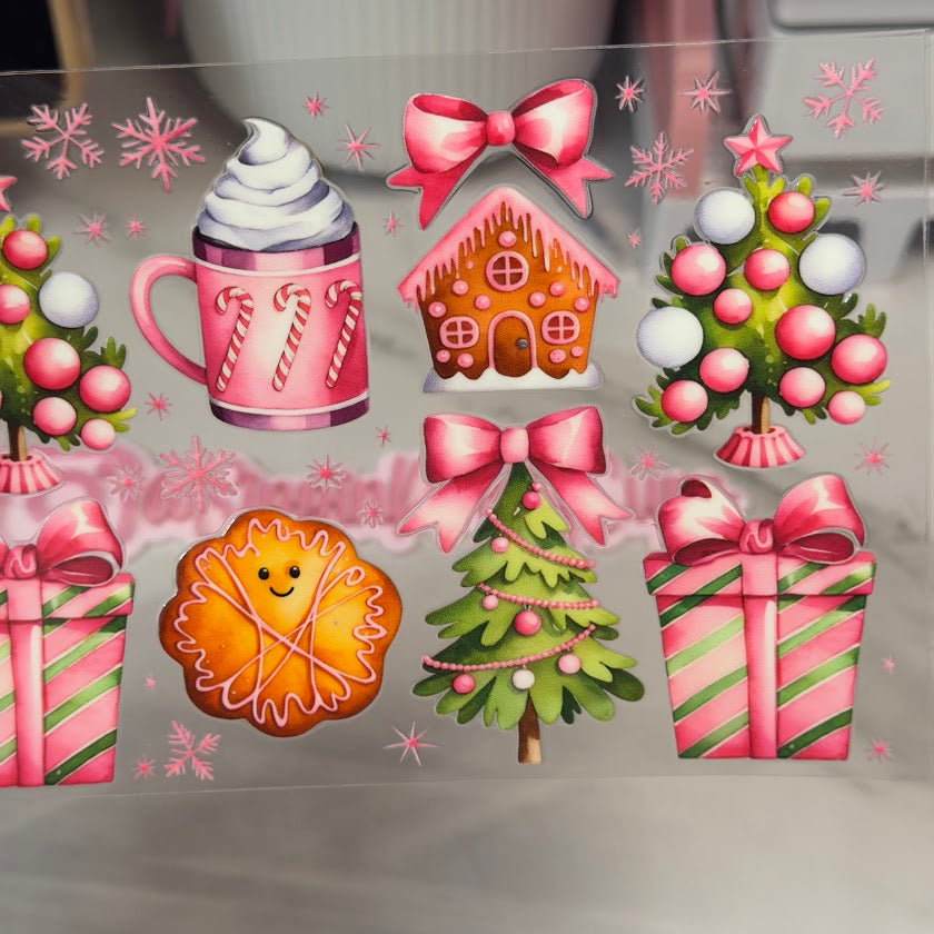 Christmas / Pink Christmas things gingerbread