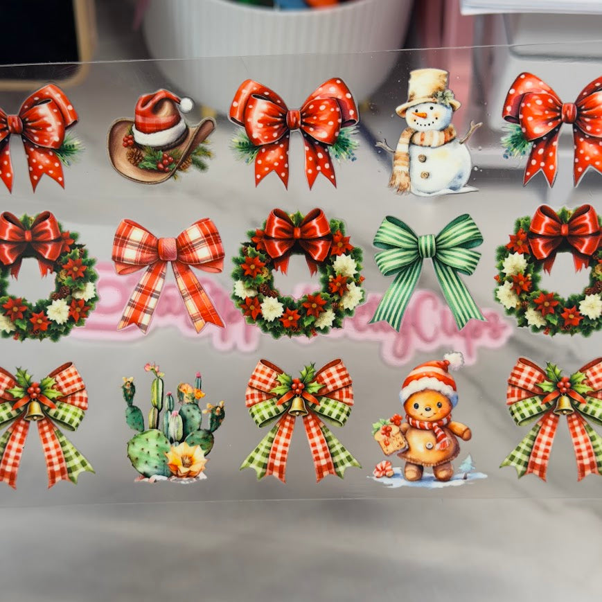Christmas / Wreath Bows Gingerbread Man