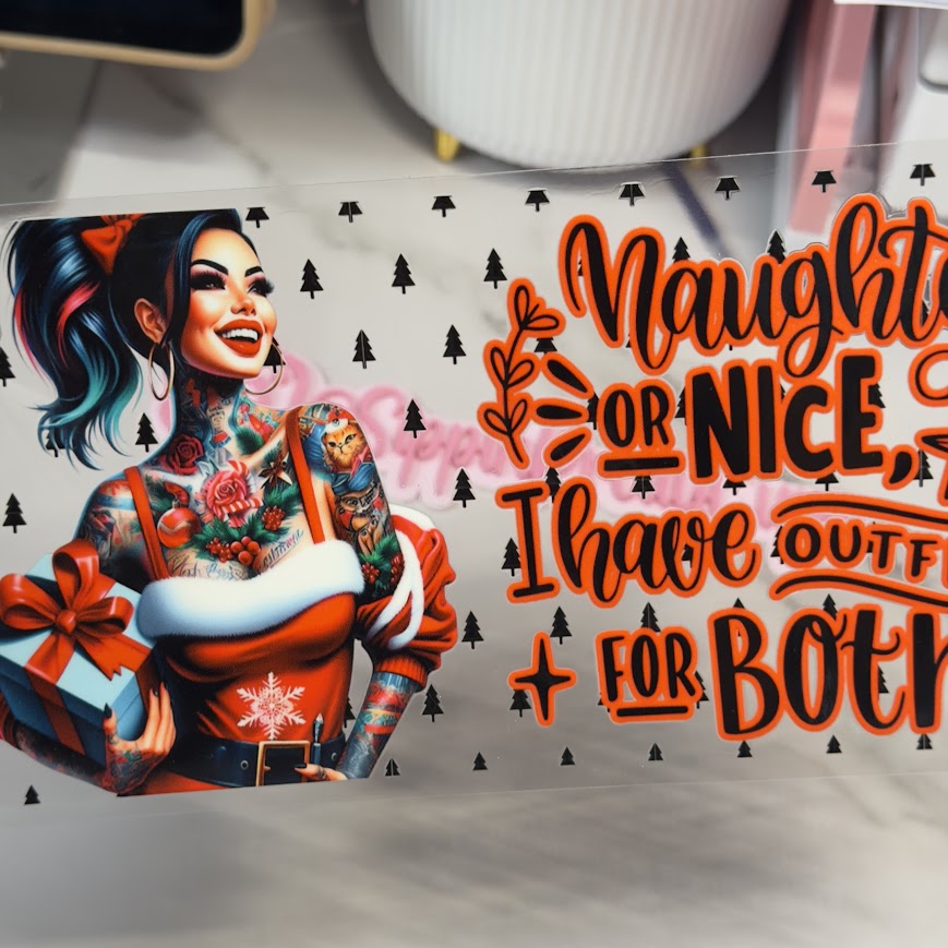 Christmas / N or nice outfits for both Tattoo Woman