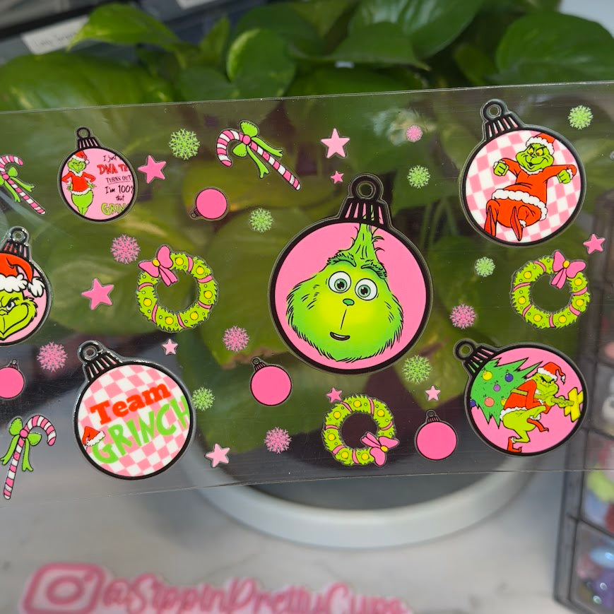 Christmas / Grinch ornaments and Wreath