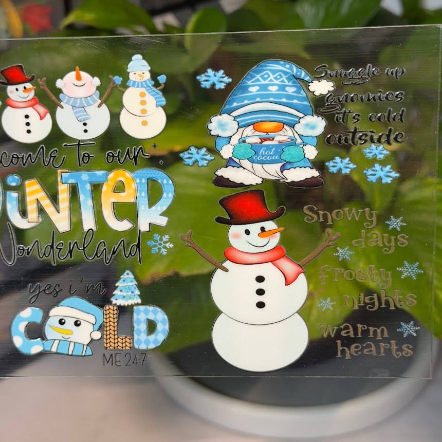 Christmas / Welcome to our Winter Wonderland Snowmen