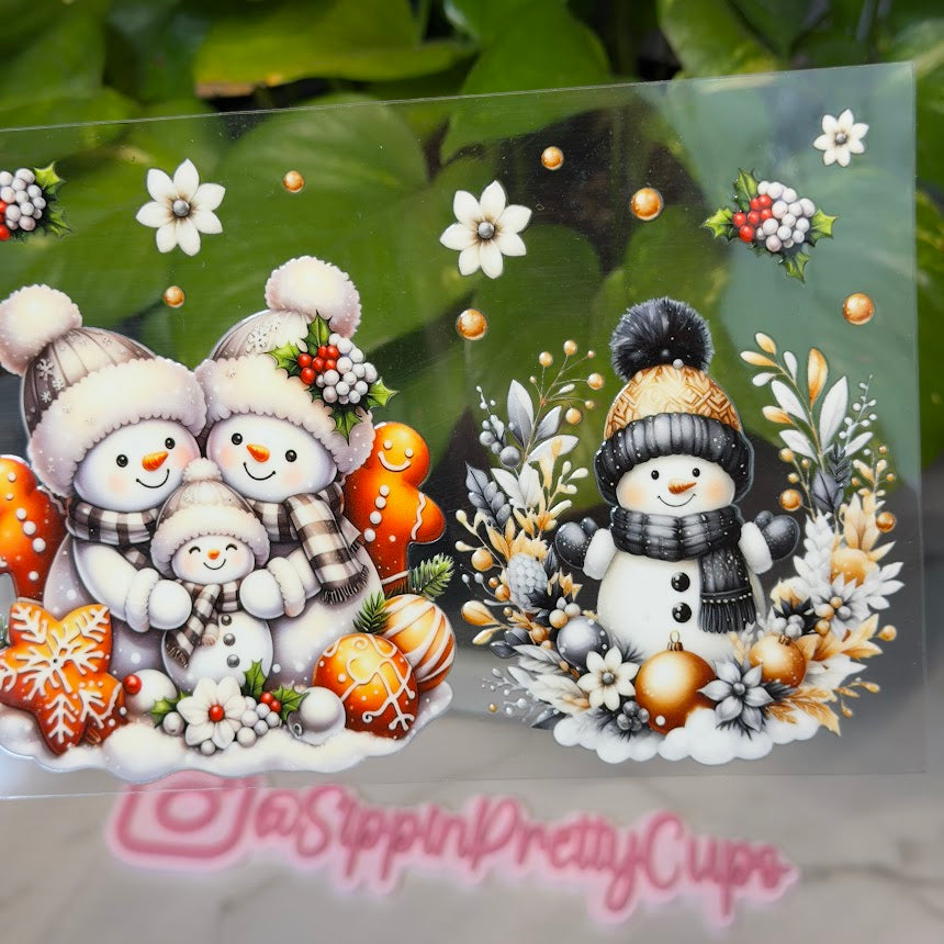 Christmas / Esthetic Snowman family