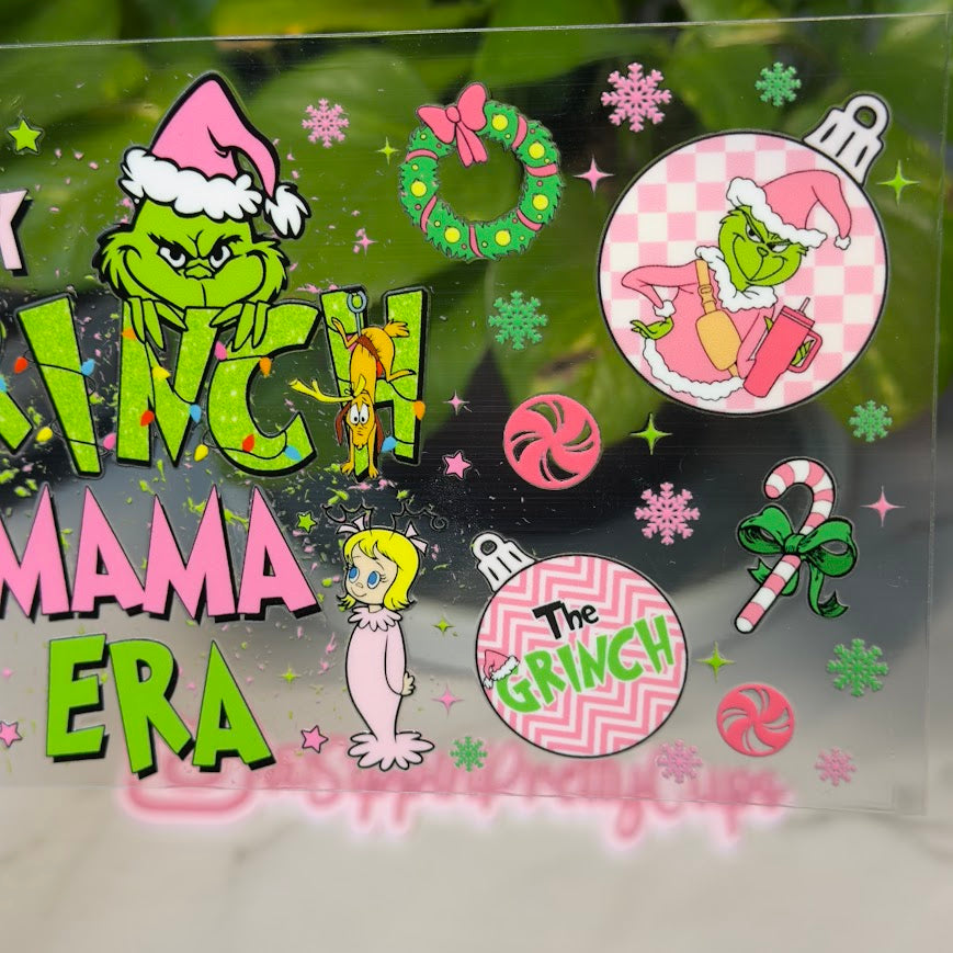 Christmas / In my Grinch Mama Era Pink and Green
