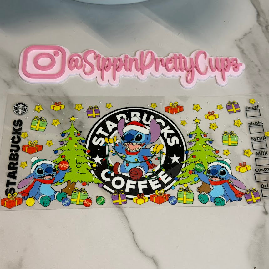 Christmas / Stitch Starbies Coffee