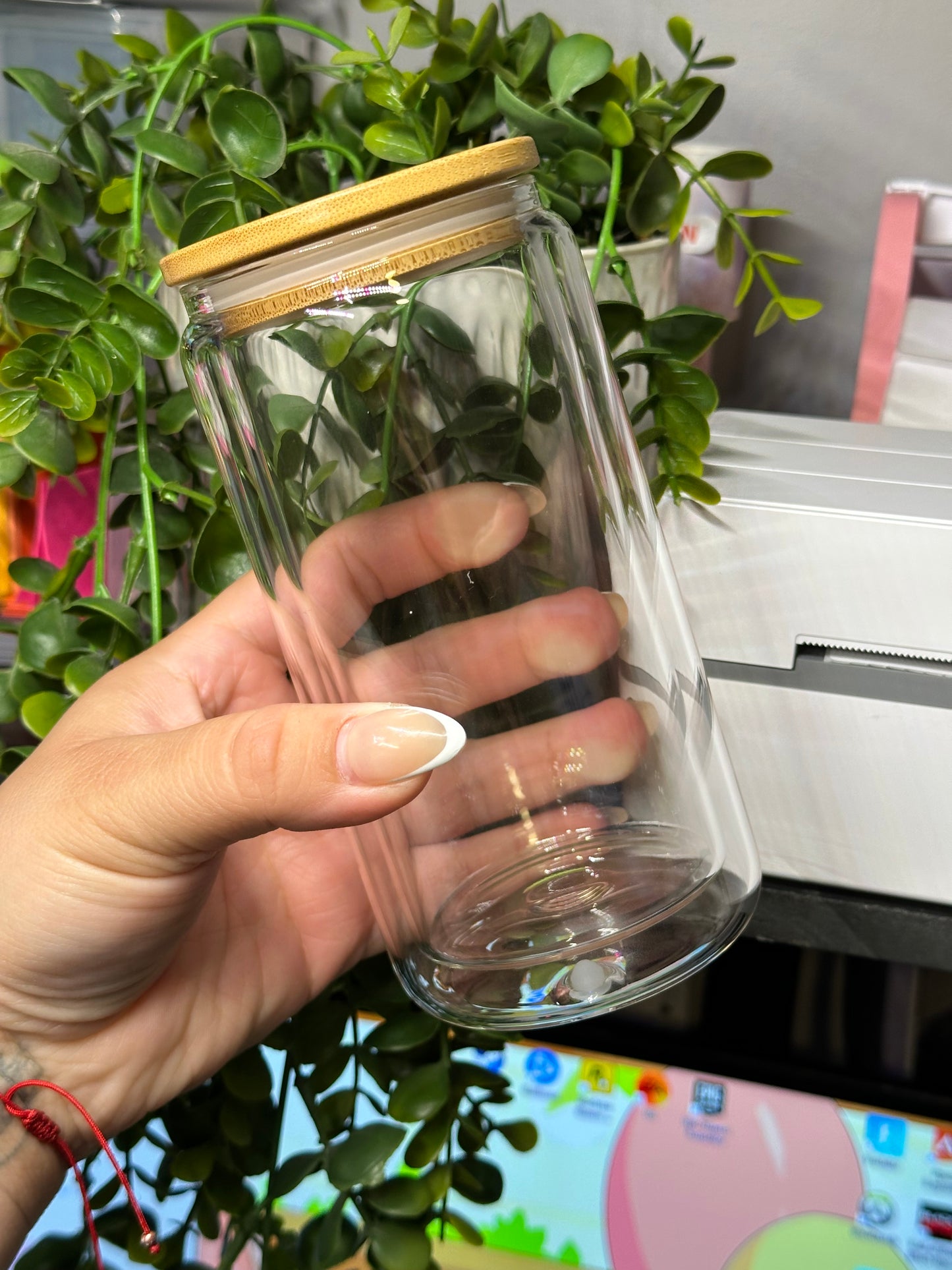 16 oz GLASS snowglobe