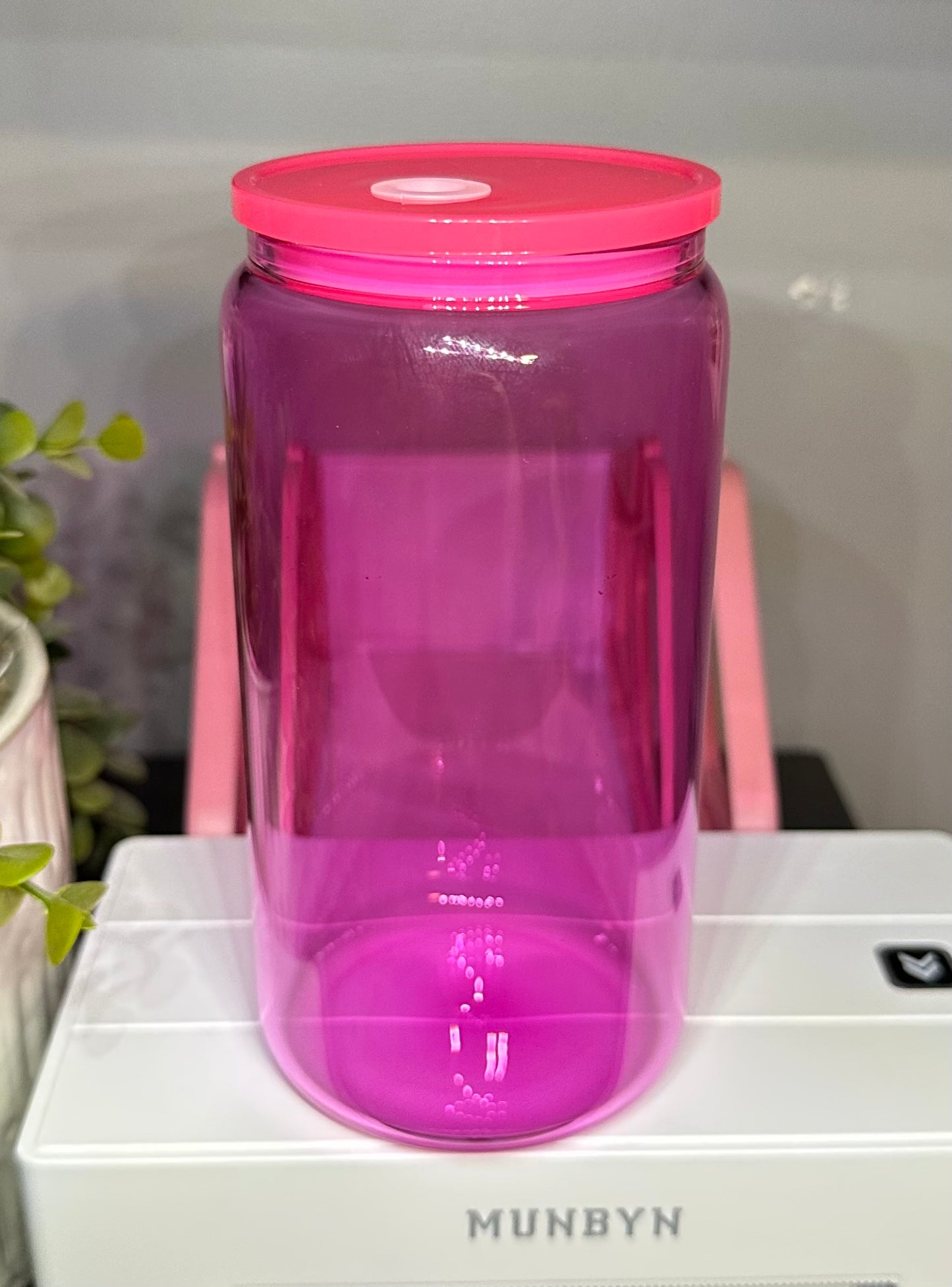 16oz Colored Jelly Glass