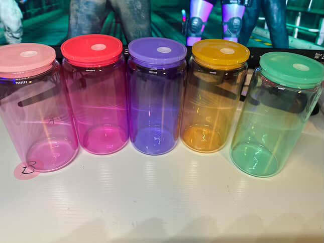 16oz Colored Jelly Glass