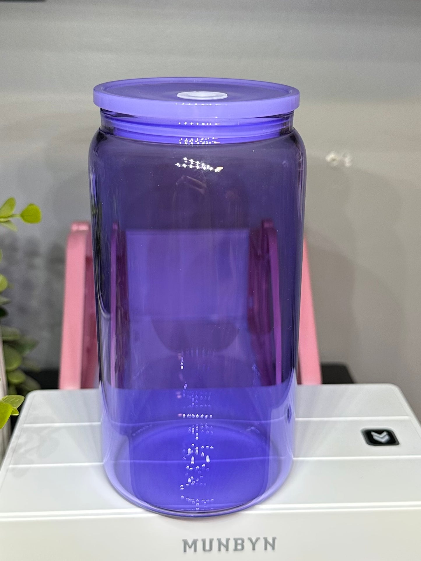 16oz Colored Jelly Glass