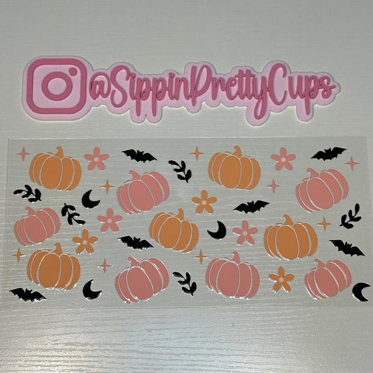 Fall / Orange and Pink pumpkins