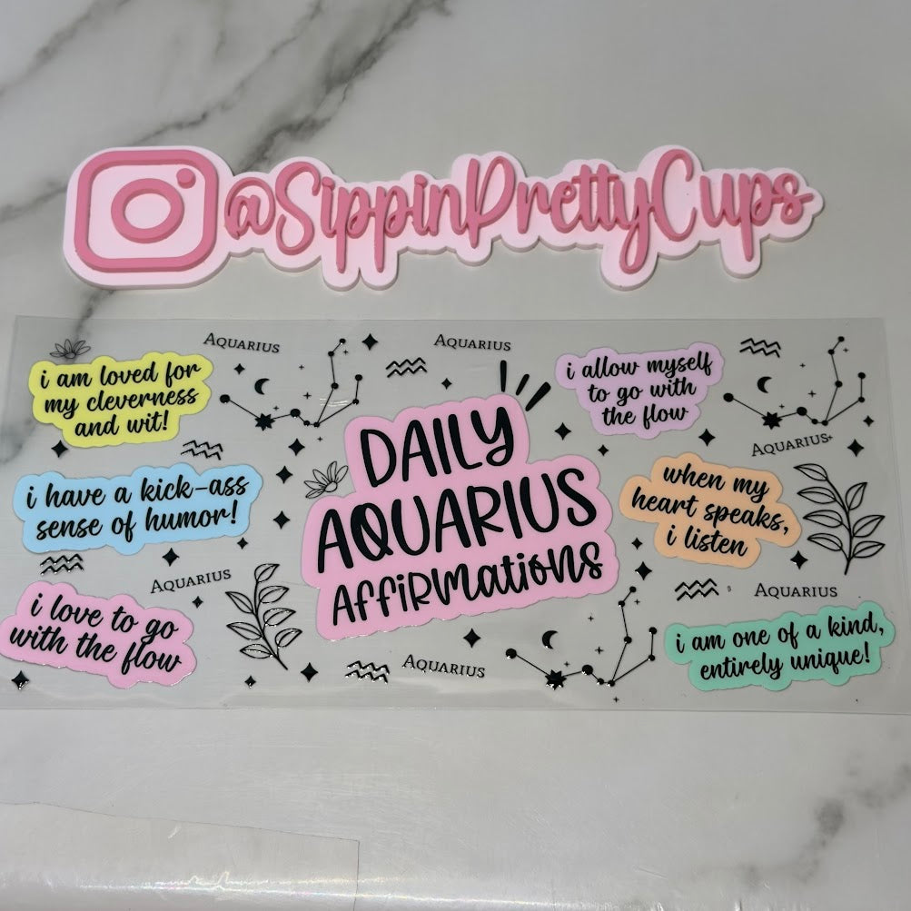 Zodiac Signs Affirmations Single & Bundle