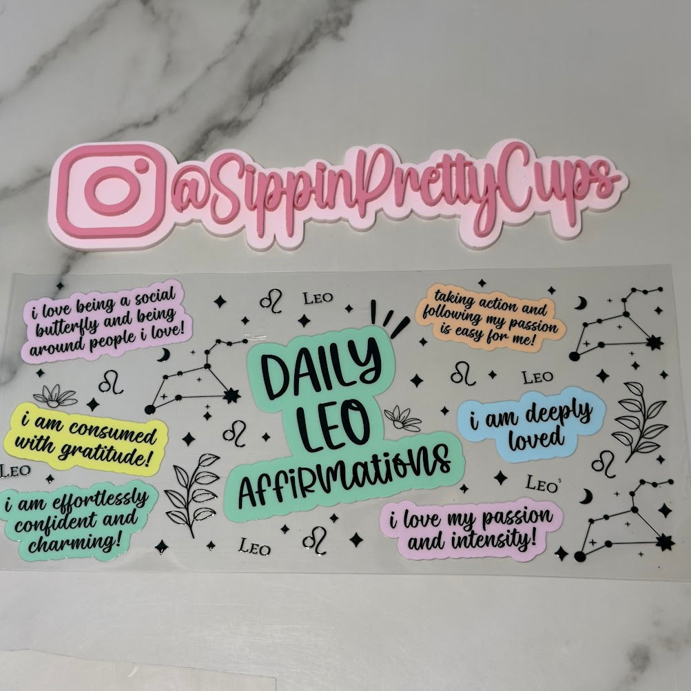 Zodiac Signs Affirmations Single & Bundle
