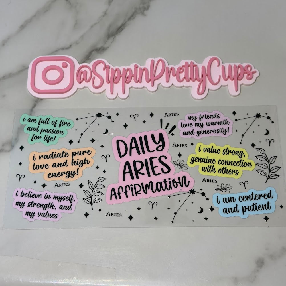 Zodiac Signs Affirmations Single & Bundle
