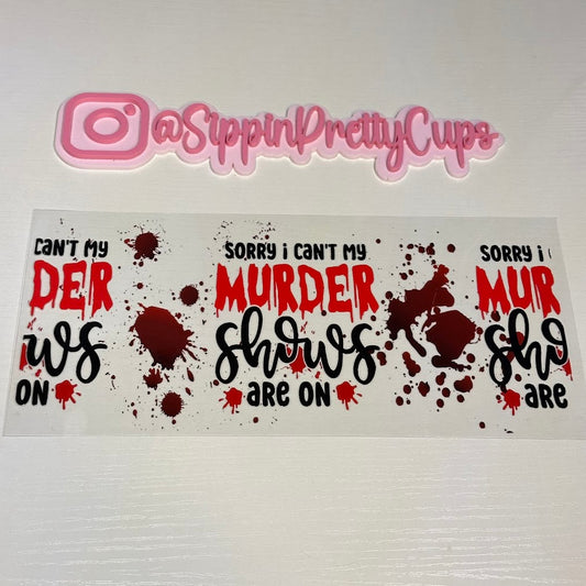 Halloween / Cant , My Shows are on