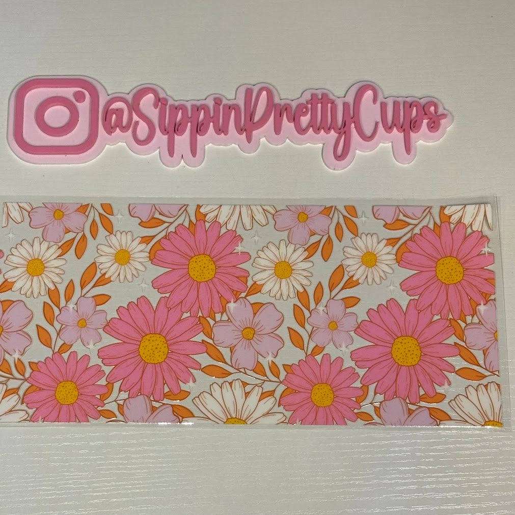 Flowers / Orange , Pink and White Flowers
