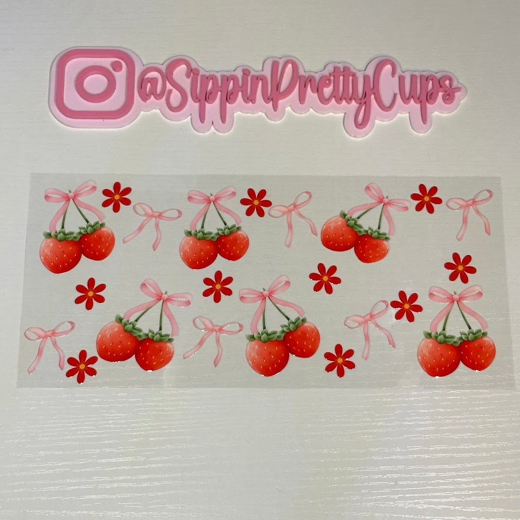 Cherry / Strawberry Cherries and Bows