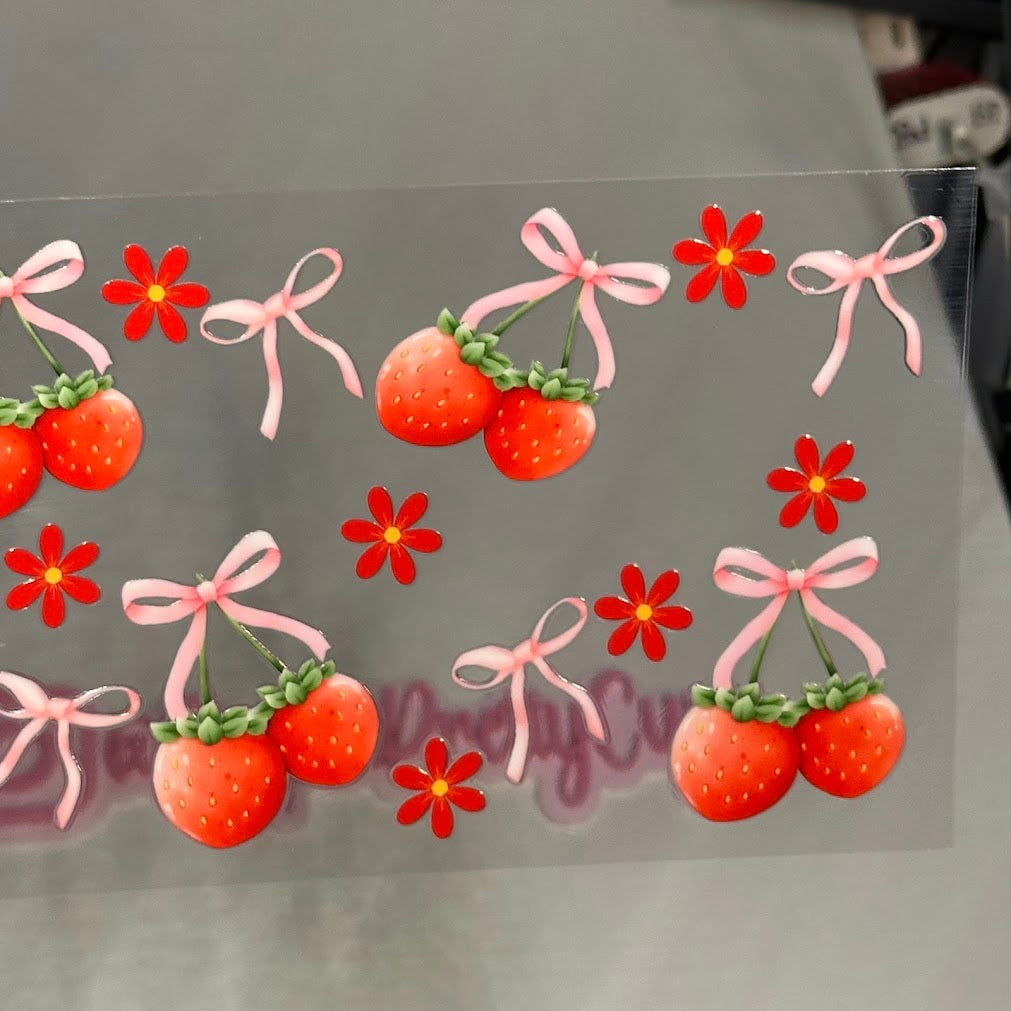 Cherry / Strawberry Cherries and Bows
