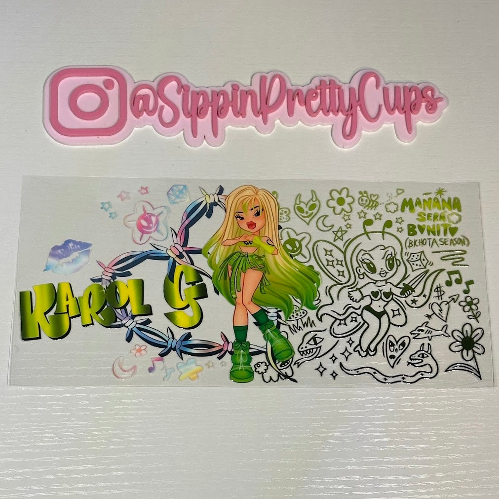 Celebrities / Bratz Karol G Green