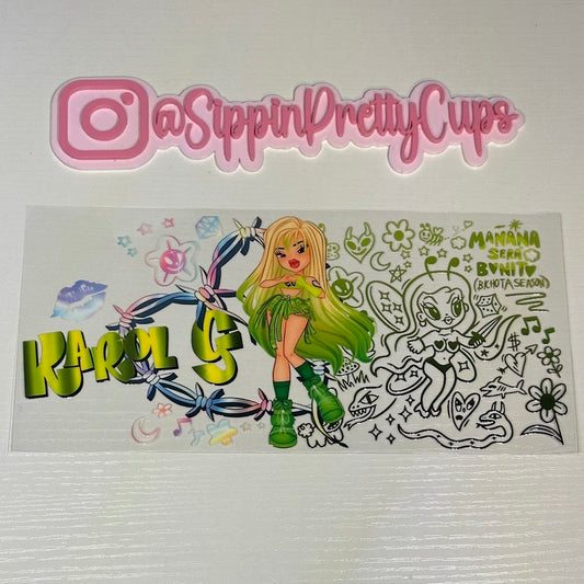 Celebrities / Bratz Karol G Green