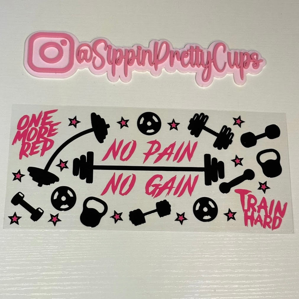 Girly / Gym No Pain No Gain Hot Pink