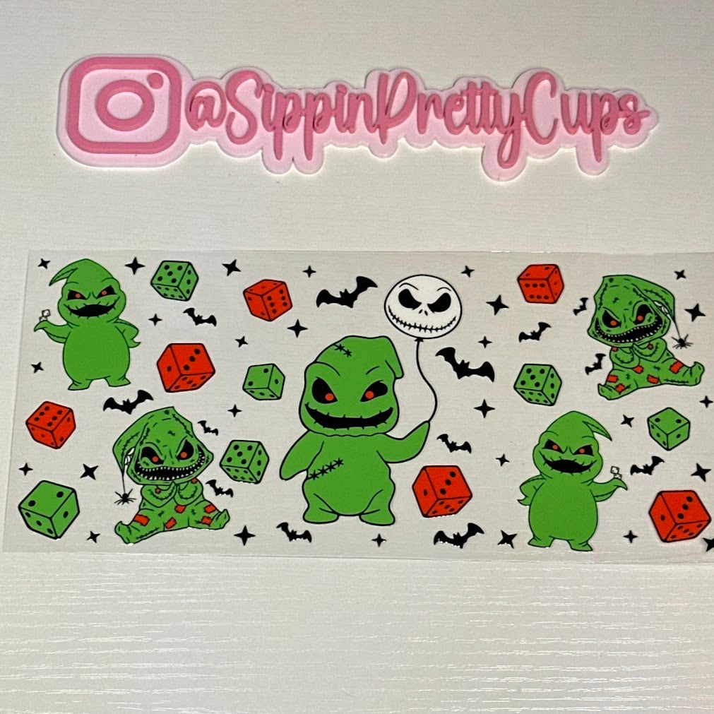 Halloween / Oogie Boogie red dice