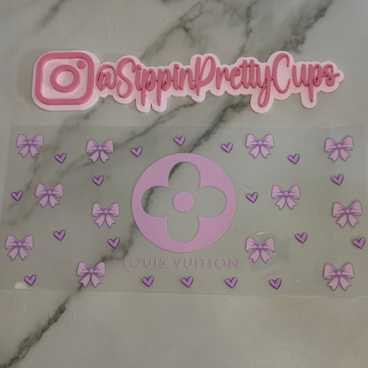 Name Brands / LV light Purple bows